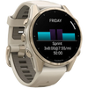 Garmin Fenix 8 Sapphire 43mm Amoled - Soft Gold front right