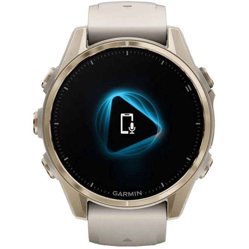 Fenix 8 Sapphire 43mm Amoled - Soft Gold, Garmin Fenix 8 Sapphire 43mm Amoled - Soft Gold display