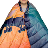 Rumpl The Original Puffy National Park Blanket over shoulders