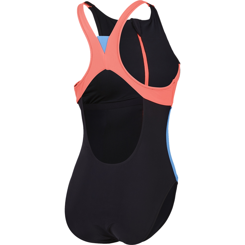Women's Zip Colorblock One Piece, Speedo Women's Zip Colorblock One Piece back