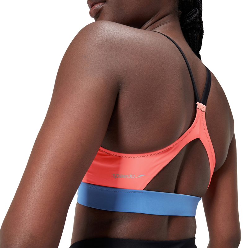 Women's Colorblock Top, Speedo Women's Colorblock Top strap detail