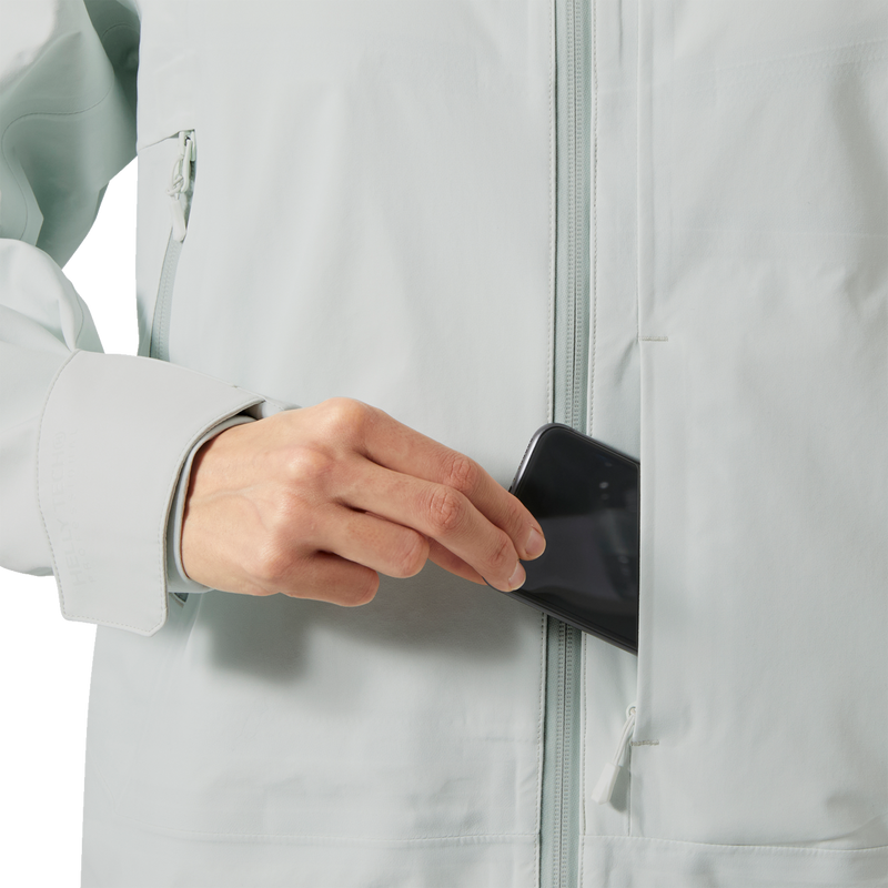 Women's Sogn Shell Jacket, Helly Hansen Women's Sogn Shell Jacket front pocket