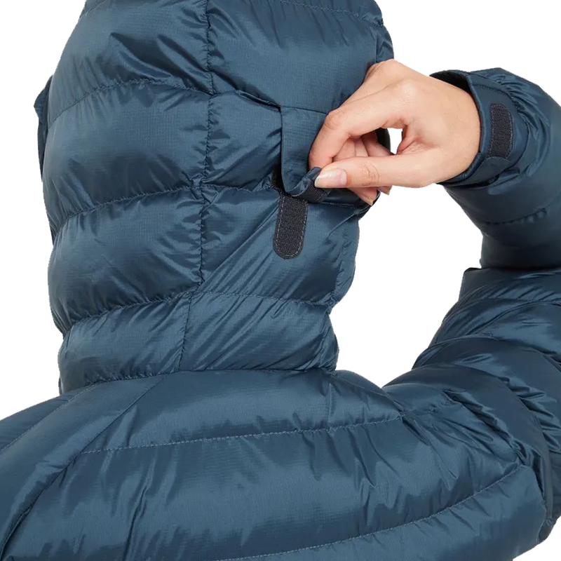 Women's Nebitron Pro Jacket, Rab Women's Nebula Pro Jacket hood back