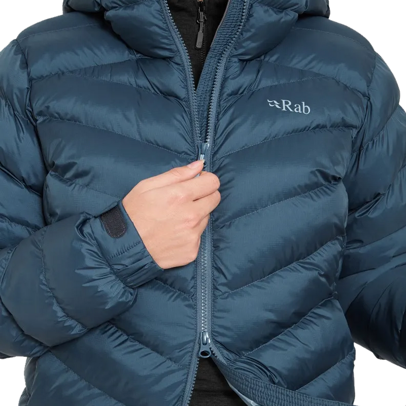 Women's Nebitron Pro Jacket, Rab Women's Nebula Pro Jacket 2 way zip