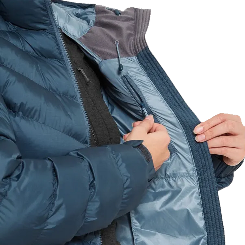 Women's Nebitron Pro Jacket, Rab Women's Nebula Pro Jacket stash pocket