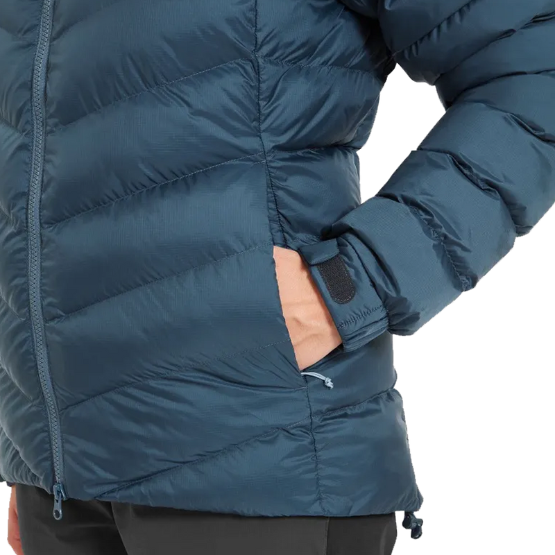 Women's Nebitron Pro Jacket, Rab Women's Nebula Pro Jacket hand pocket