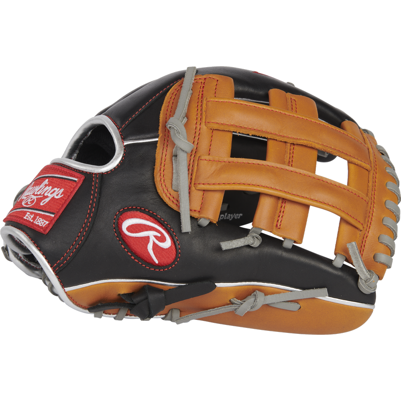 R9 ContoUR Outfield - 12" Pro H-Web Left Hand Throw, Rawlings 9 Contour OF - 12" Pro H-Web LHT web
