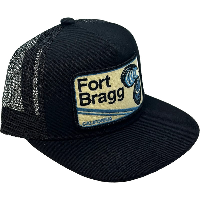 Fort Bragg Trucker, Bart Bridge Fort Bragg Trucker in Black front right