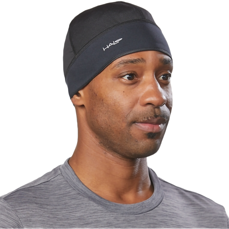 Halo Skull Cap, Halo Skull Cap in Black on model
