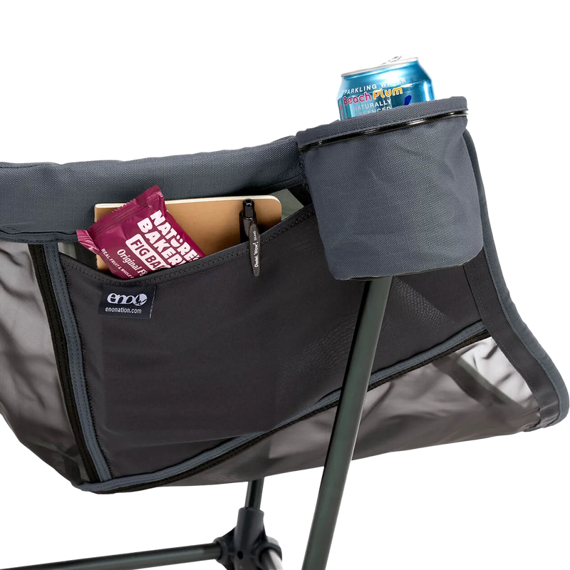 Lounger DL Mesh Chair, Eagles Nest Outfitters Lounger DL Mesh Chair pocket and cup holder