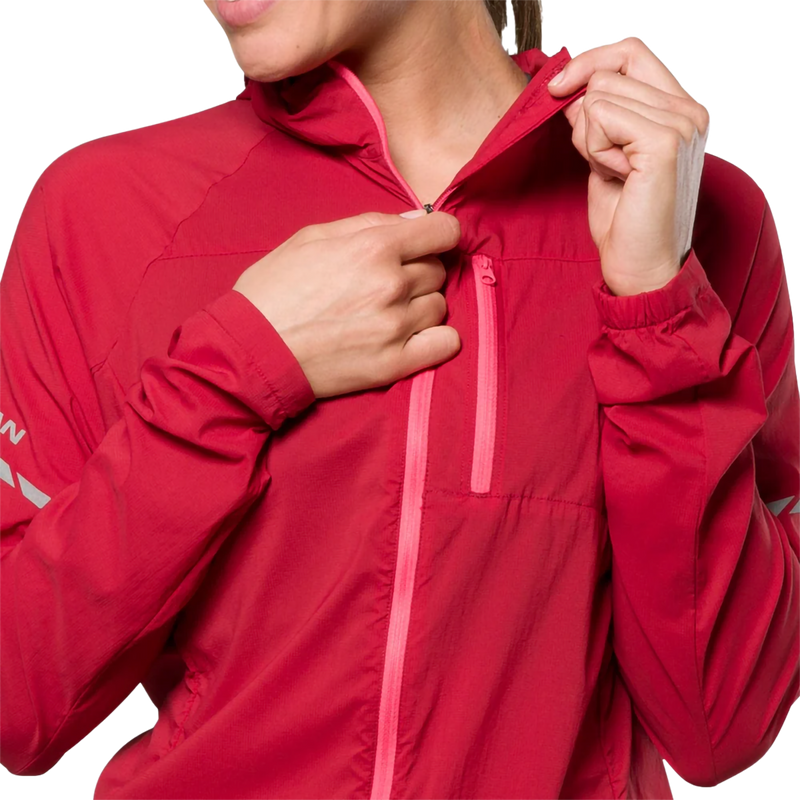 Women's Stealth Jacket 2.0, Nathan Women's Stealth Jacket 2.0 in Deep Red front