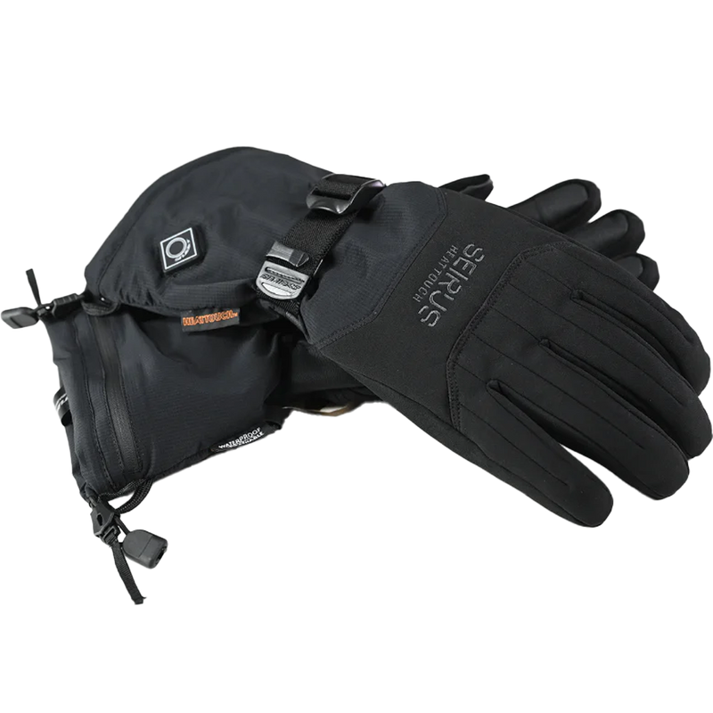 Men's Heat Touch Atlas Glove, Seirus Heat Touch Atlas Glove laying over each other