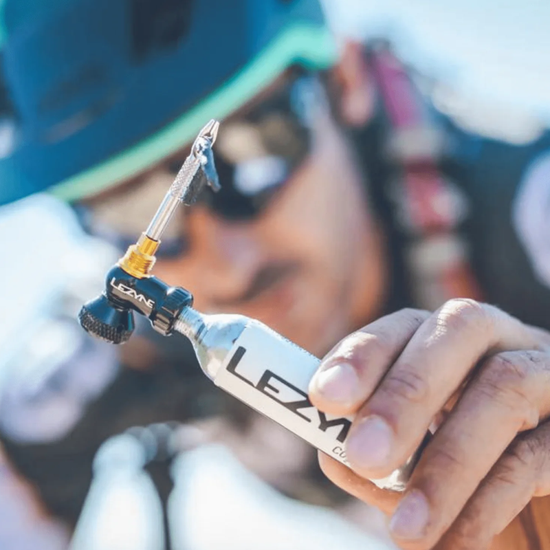 20g CO2 Cartridge, Lezyne 20g CO2 Cartridge in hand