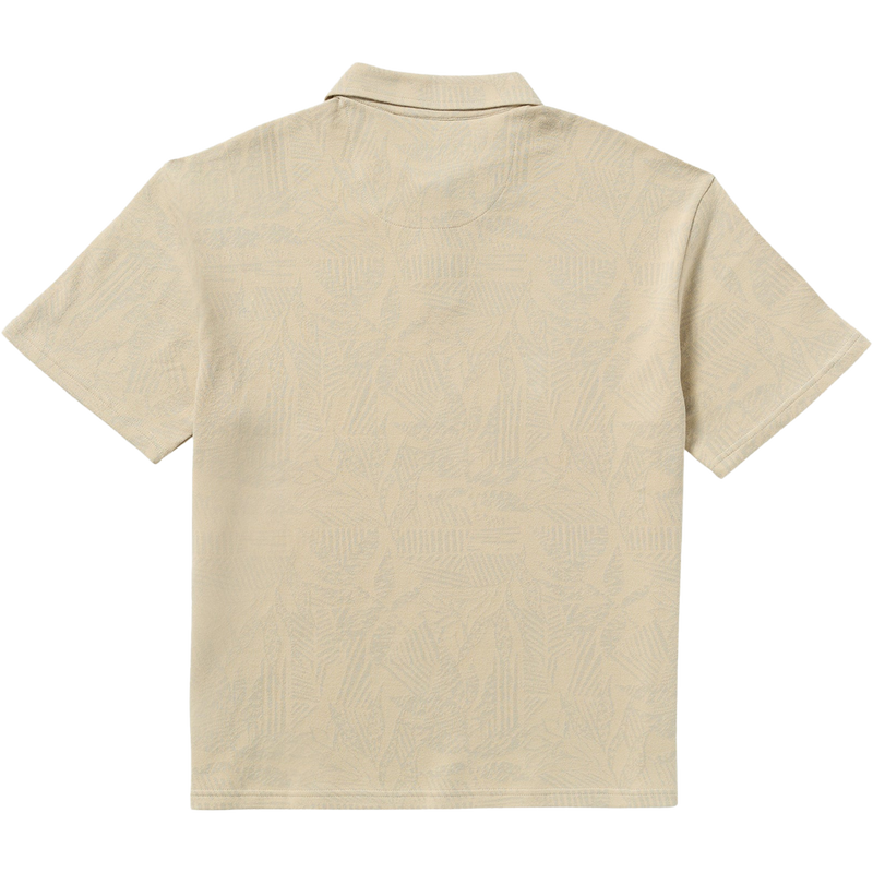 Men's Leaf Lines Polo Short Sleeve, RVCA Men's Leaf Lines Polo Short Sleeve Back