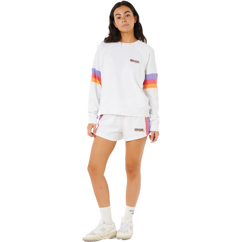 Women's Las Dalias Raglan Crew, Featured Image