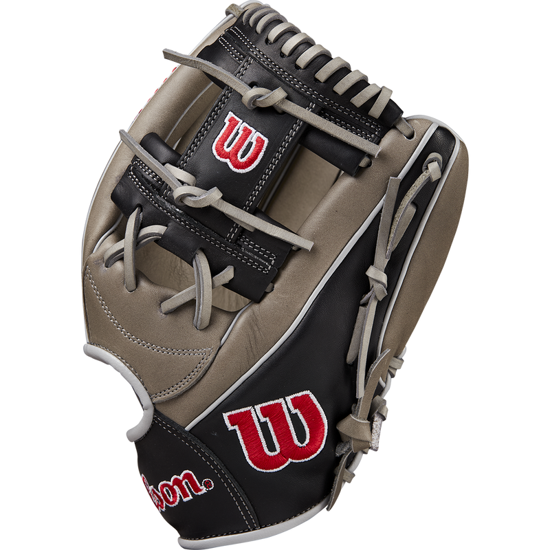 A1000 1787 Infield 11.75" H-Web, Wilson A1000 1787 Infield 11.75" H-Web 2025 in Steeled Grey Red White thumb