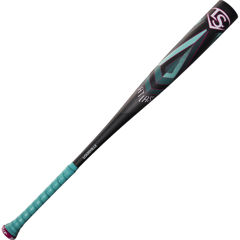 Atlas -3 BBCOR 2 5/8", Louisville Slugger Atlas -3 BBCOR 2 5/8" 2025 in Black Teal Pink 