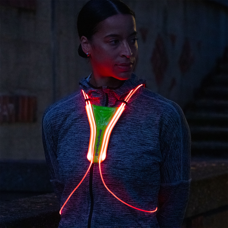 Xinglet Optic Beam Max Rechargeable Vest, Amphipod Xinglet Optic Beam Max™ Vest on model