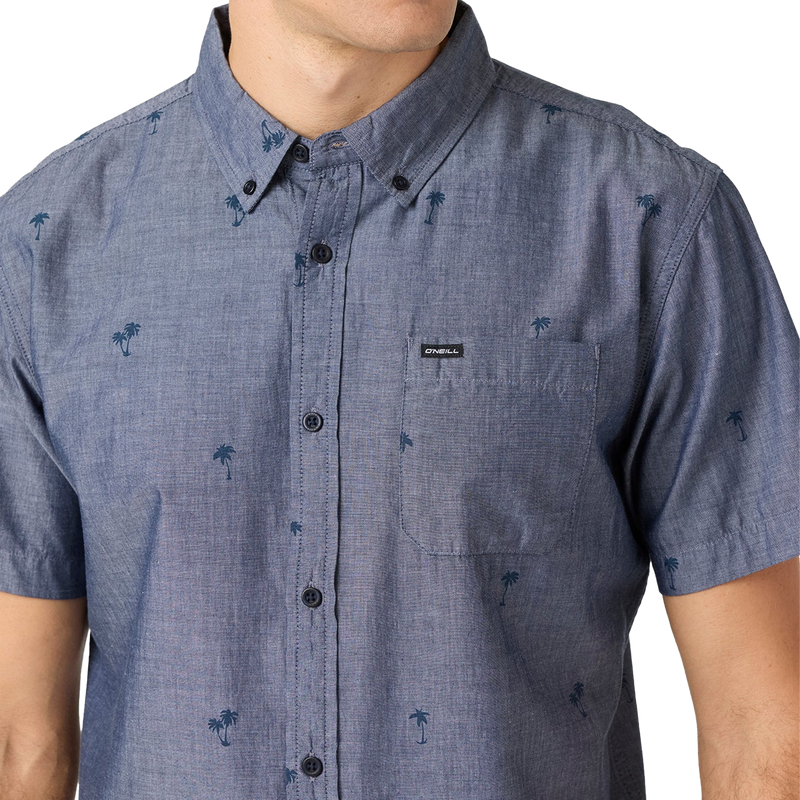 Men's Topside Chambray Standard, O'Neill Men's Topside Chambray Standard Front Pocket