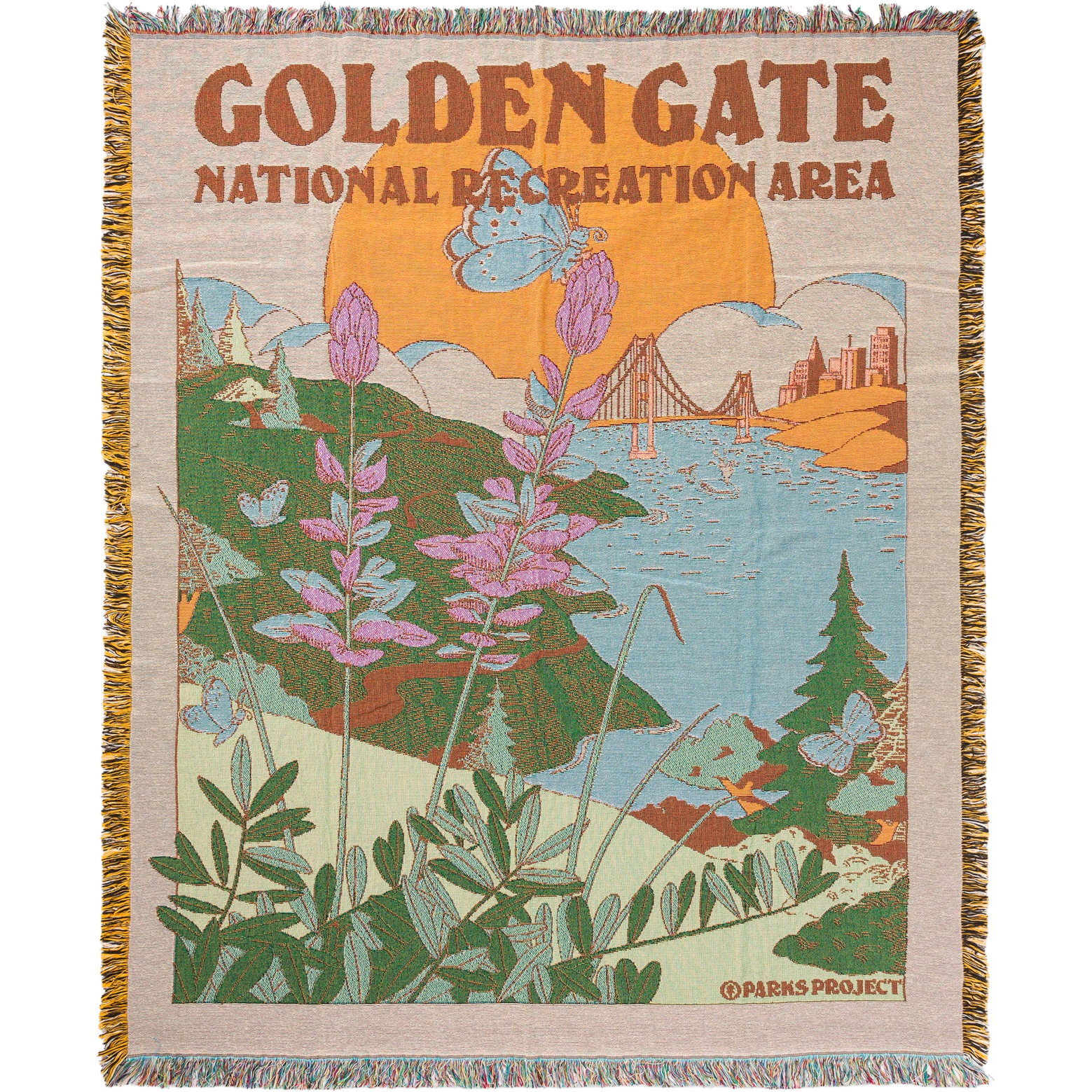 San Francisco Woven Blanket alternate view