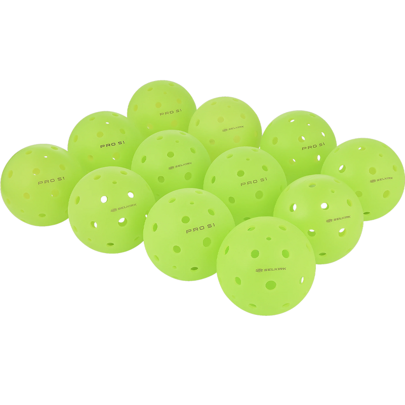 Pro S1 Pickleball (12 Pack), Selkirk Pro S1 Pickleball 12 Pack balls