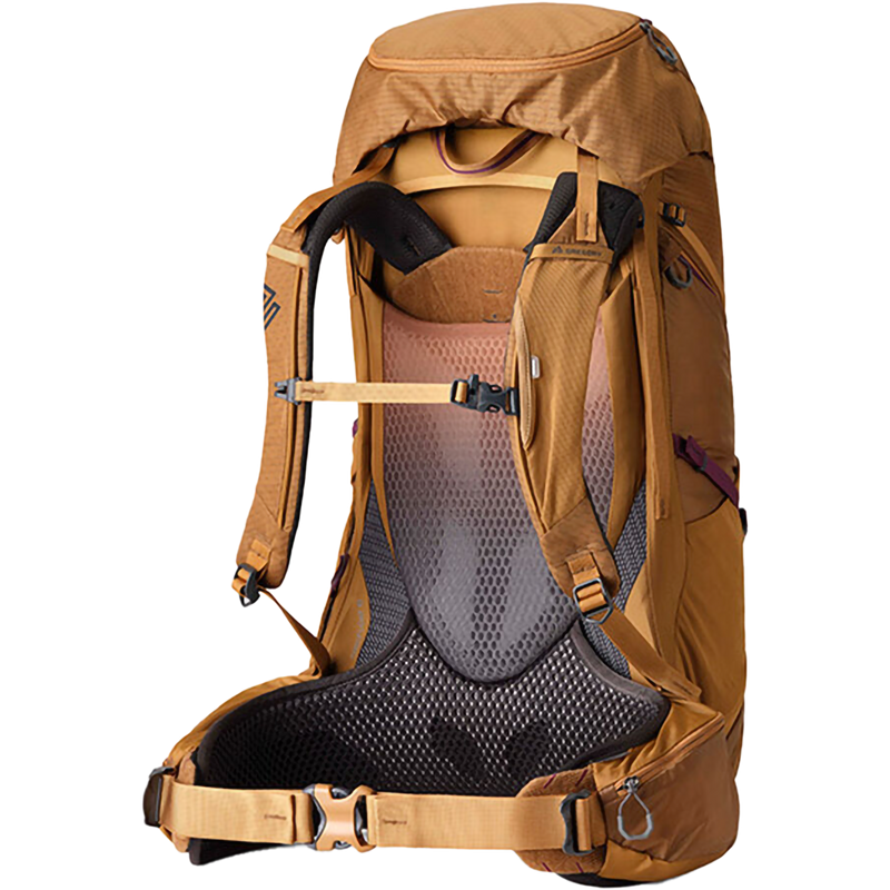 Women's Maven 48, Gregory Women's Maven 48 in Warm Bronze back harness and shoulder straps