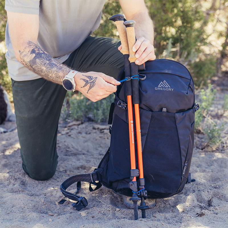 Kiro 24, Gregory Kiro 24 in Alpine Black pole strap