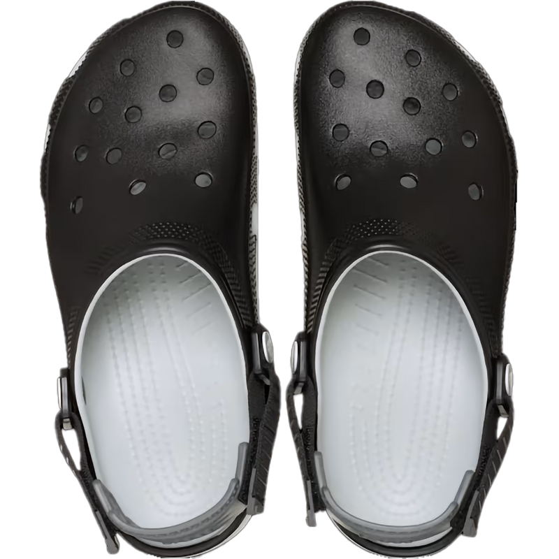 Men's Classic Turbo Clog, Crocs Classic Turbo Clog in Black pair top