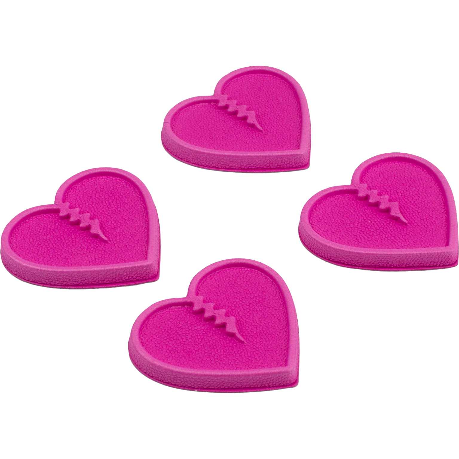 Crab Grab Mini Hearts in Hot Pink side