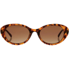 Dark Amber Tort + Brown Gradient
