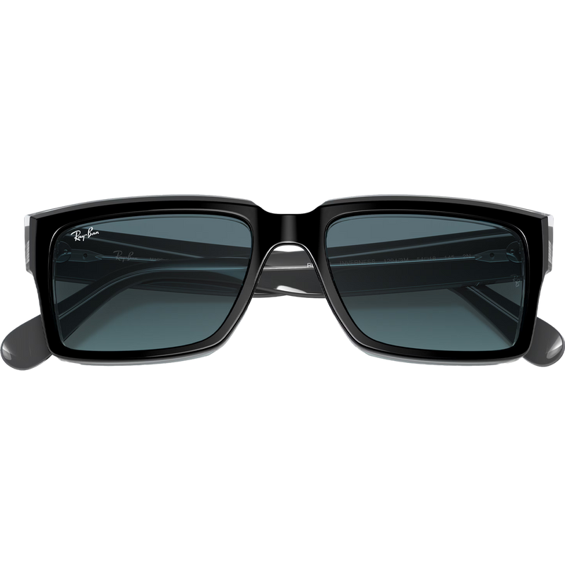 Inverness - Polished Black On Transparent/Blue Gradient