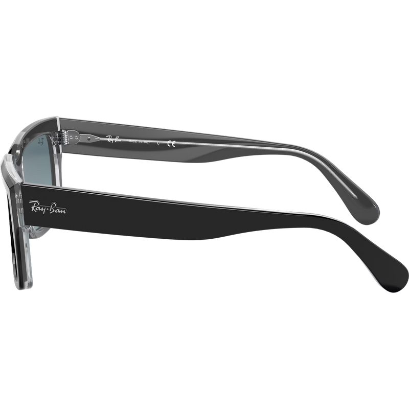 Inverness - Polished Black On Transparent/Blue Gradient