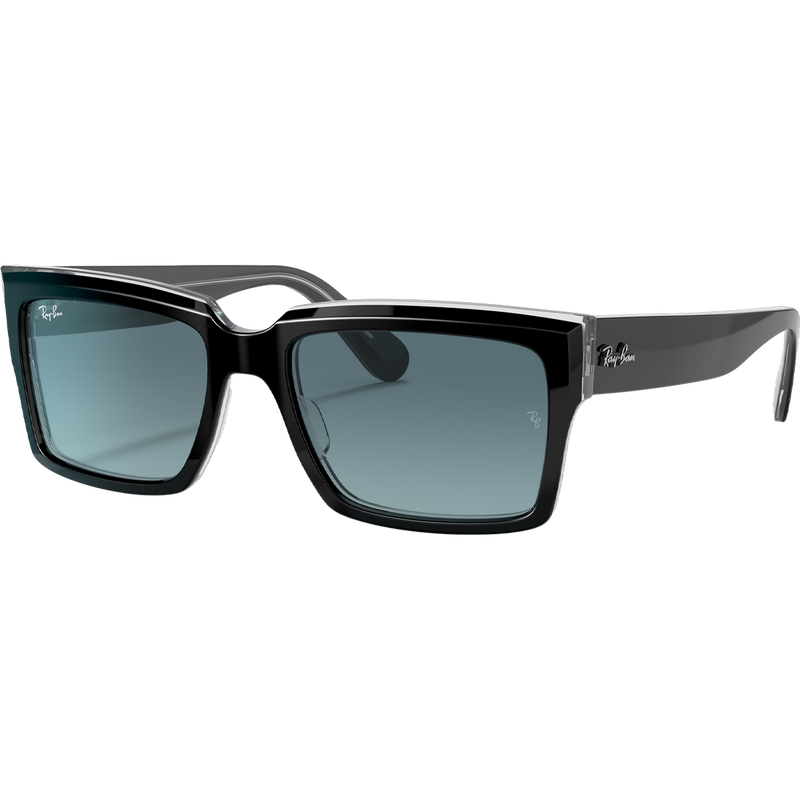 Inverness - Polished Black On Transparent/Blue Gradient