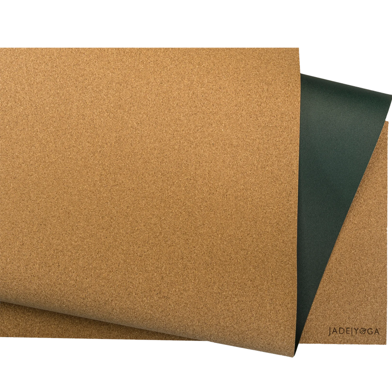 Cork Mat, Jade Cork Mat front and back