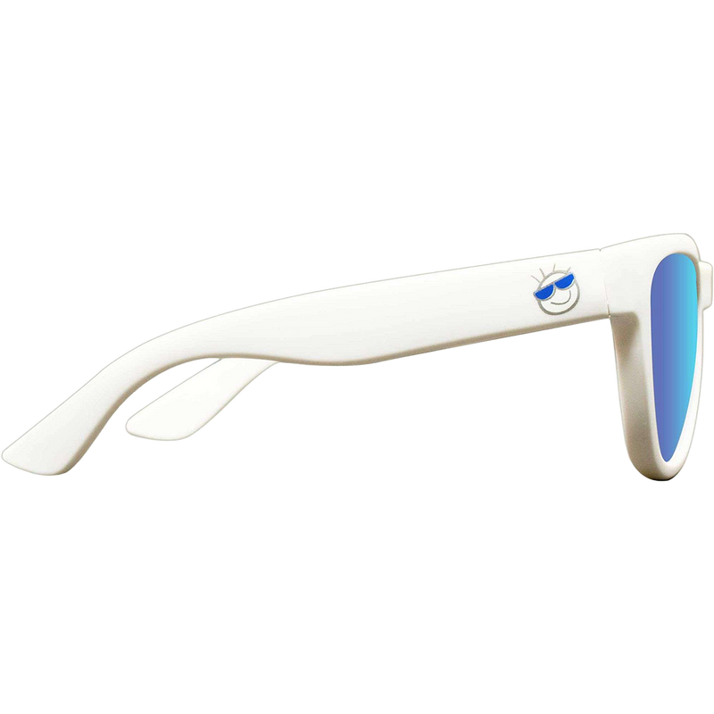 Classic (0-3) White Moon/Polarized Blue, MiniShades Kids Classic 0-3 White Moon Polarized Blue right