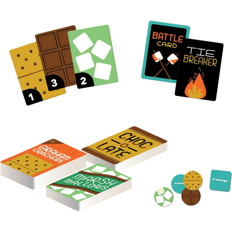 S'Mores Wars Card Game, Chronicle Books S'Mores Wars Card Game pieces