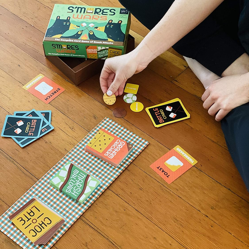 S'Mores Wars Card Game, Chronicle Books S'Mores Wars Card Game in play