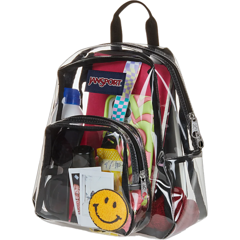 Clear Mini Pack, Jansport Clear Mini Pack front right loaded