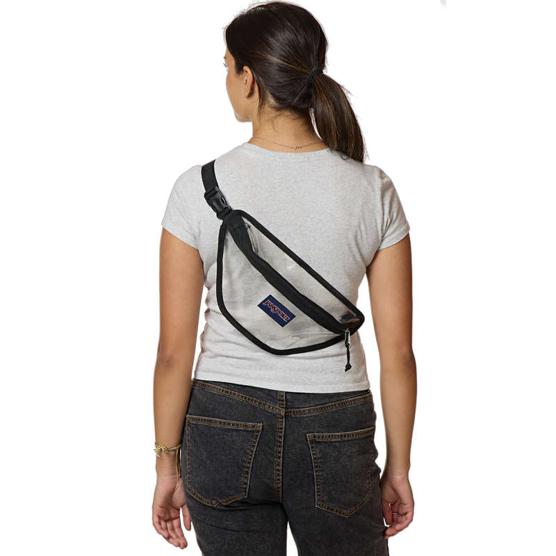 Clear Waistpack, Jansport Clear Waistpack on model