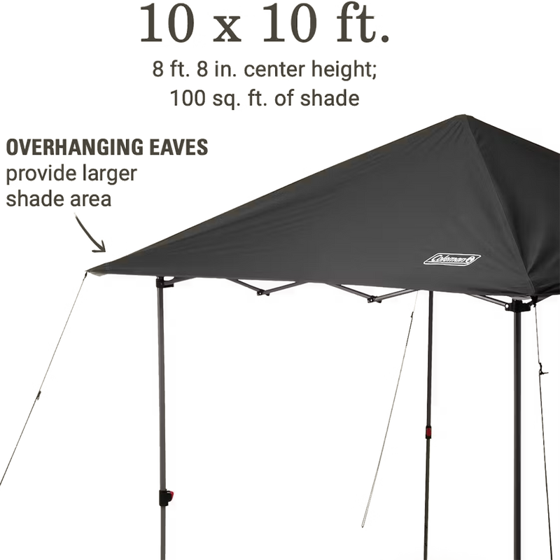 Oasis Lite Canopy 10X10, Colman Oasis Lite Canopy 10X10 in Black specifications