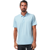 TravisMathew Heater Polo in Heather Dream Blue