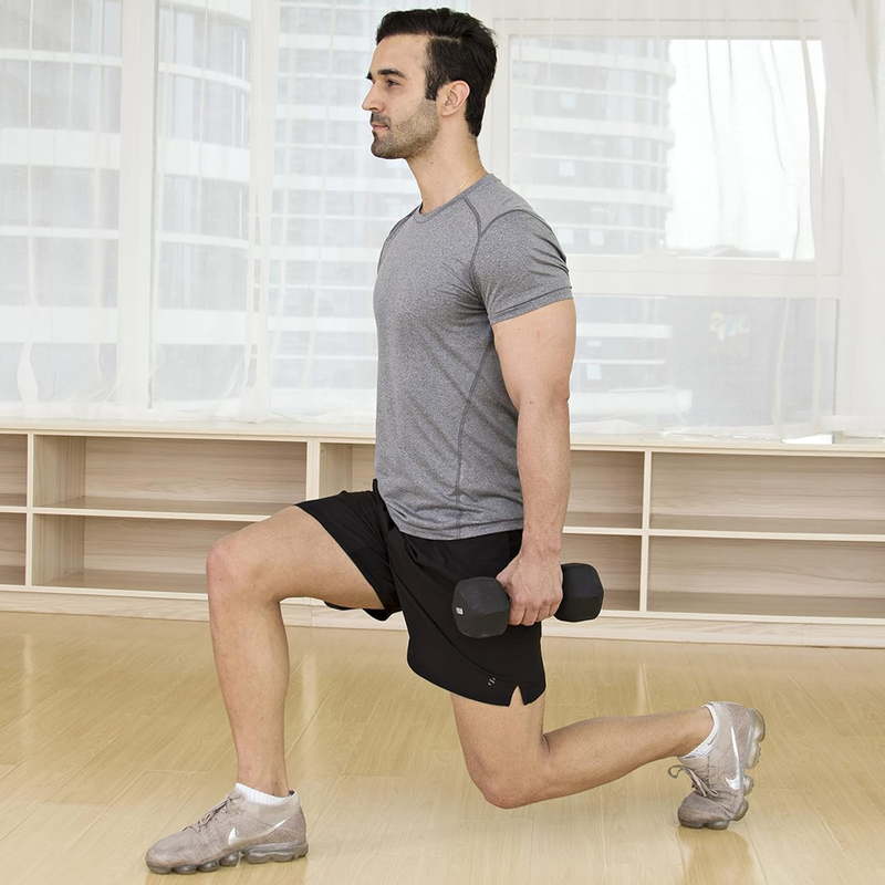 Neoprene Dumbbell 15 lb, J/Fit Neoprene Dumbbell in hand