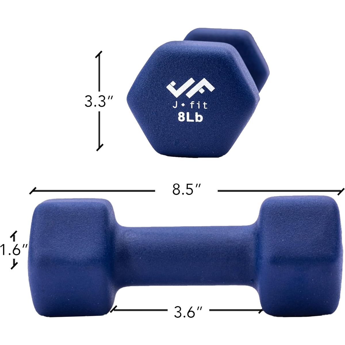 Neoprene Dumbbell 8 lb alternate view