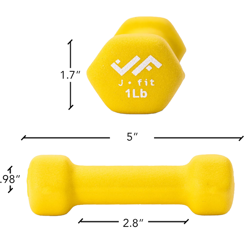 Neoprene Dumbbell 1 lb, J/Fit Neoprene Dumbbell 1 lb specs