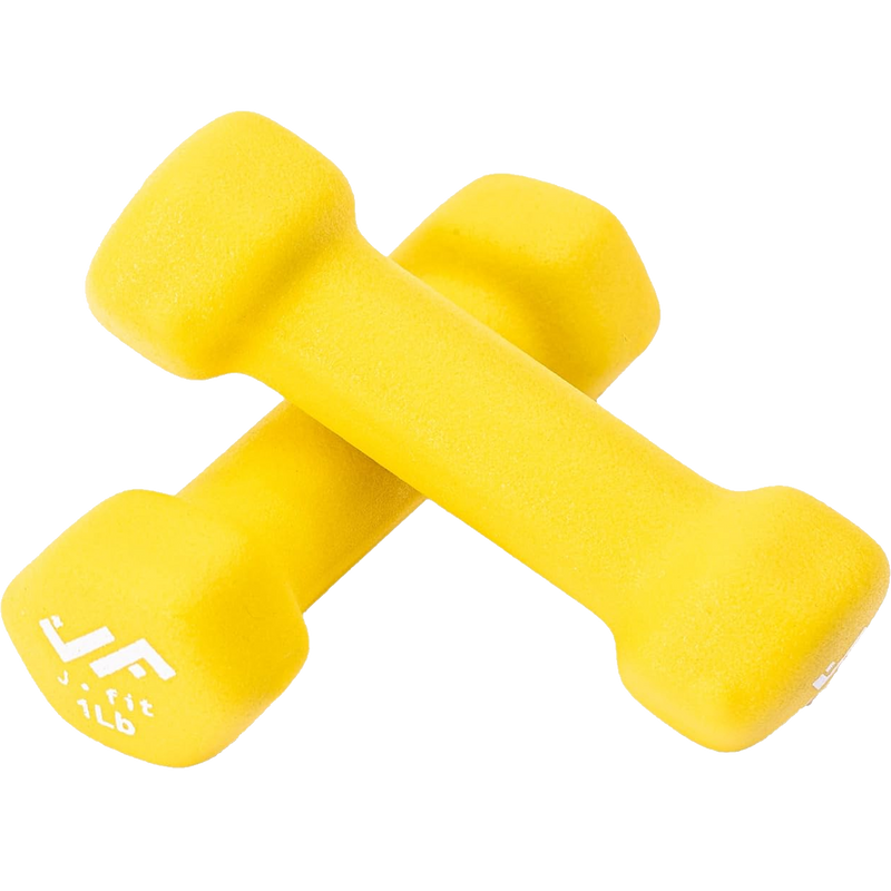 Neoprene Dumbbell 1 lb, J/Fit Neoprene Dumbbell 1 lb pair