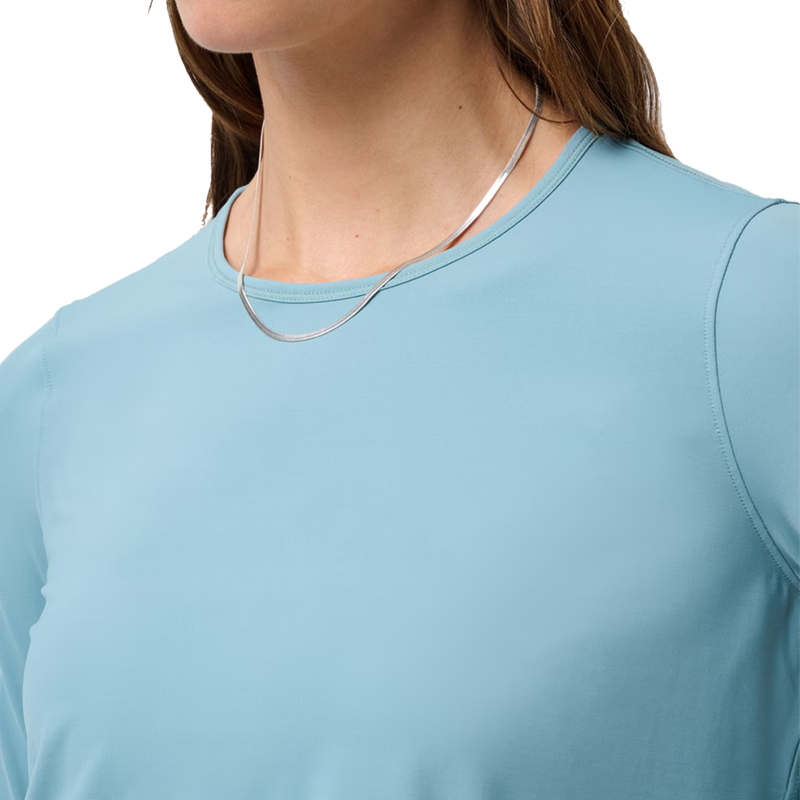 Women's Moveknit Solistice Long Sleeve, TravisMathew Women's Moveknit Solistice Long Sleeve collar