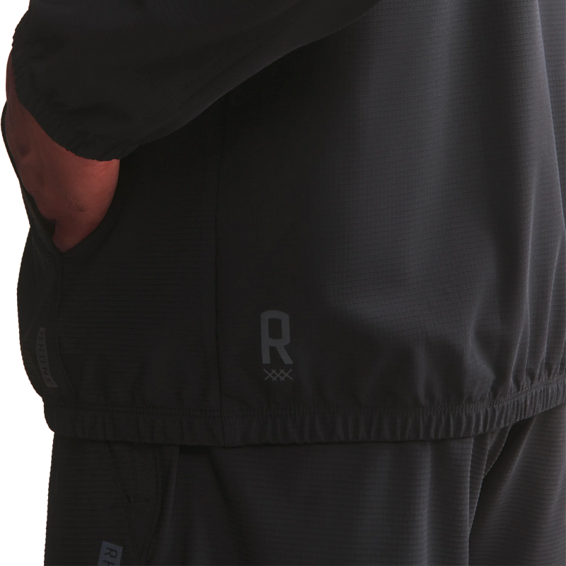 Men's Invictus Ristop Anorak,  Rhone Invictus Ristop Anorak Side Logo