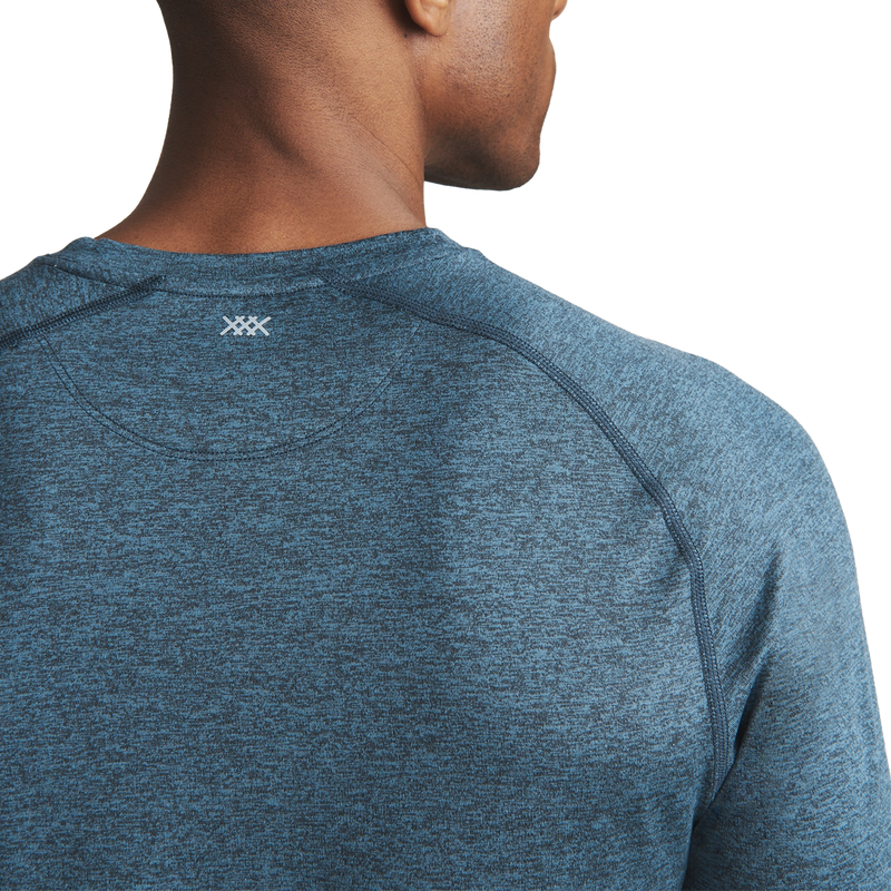 Men's Atmosphere Tee, Rhone Men's Atmosphere Tee Back Logo