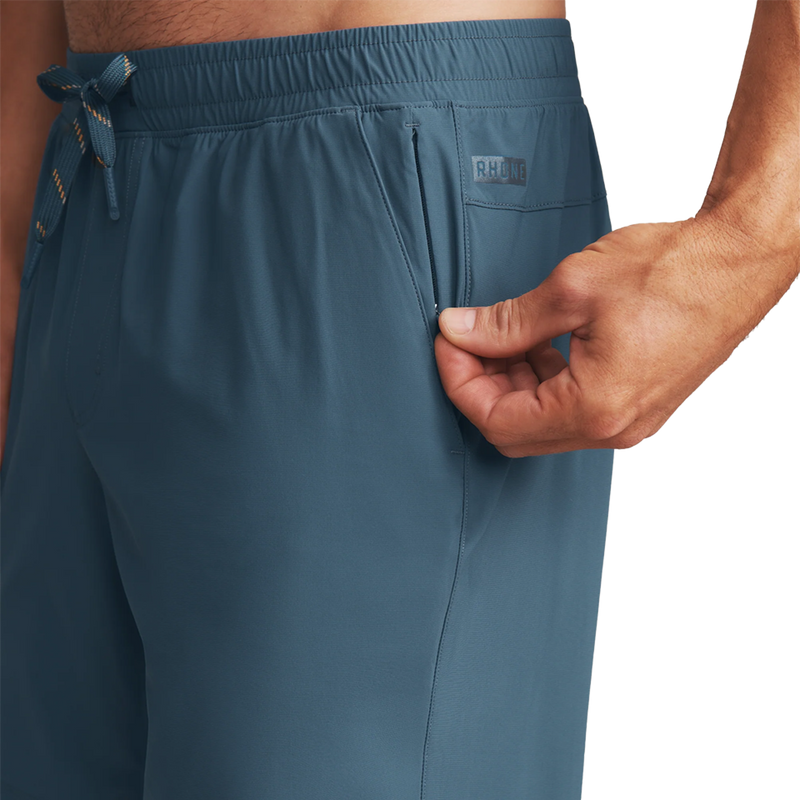 Men's Pursuit Short 7" Unlined, Rhone Men's Pursuit Short 7" Unlined Side Pocket