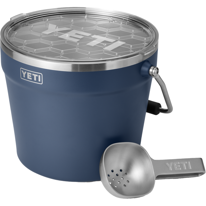 Rambler Beverage Bucket, Yeti Rambler Beverage Bucket with lid and scoop